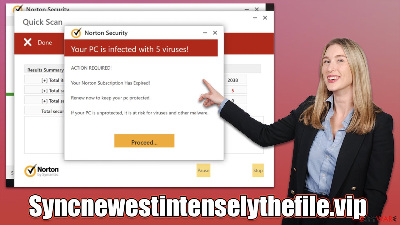 Syncnewestintenselythefile.vip virus