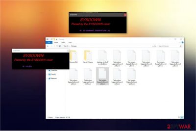 SYSDOWN ransomware image
