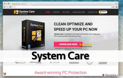 Official website of System Care 