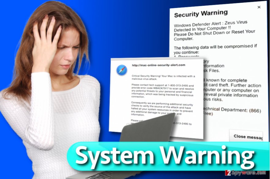 System Warning error message