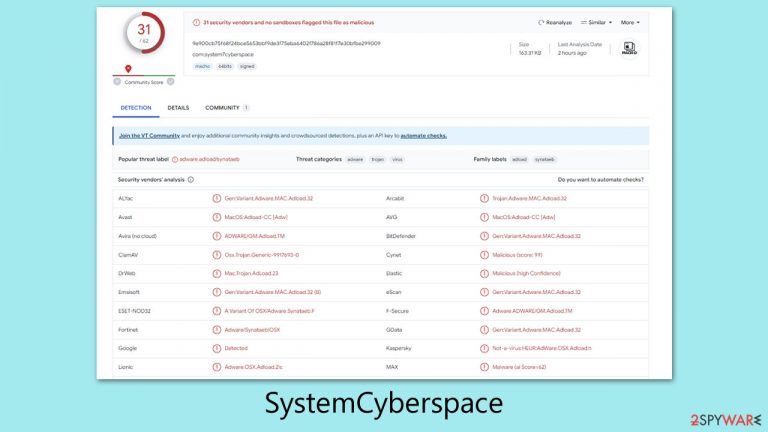 SystemCyberspace - Adload variant