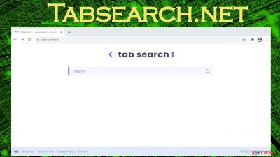 Tabsearch.net browser hijacker