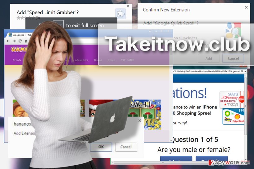 Takeitnow.club adware virus