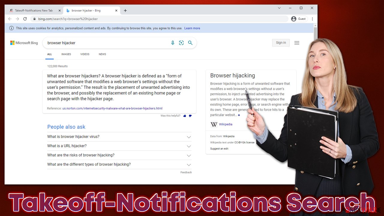 Takeoff Notifications Search virus