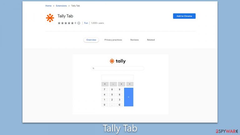 Tally Tab