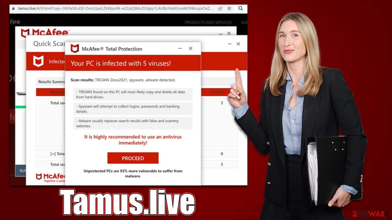 Tamus.live scam