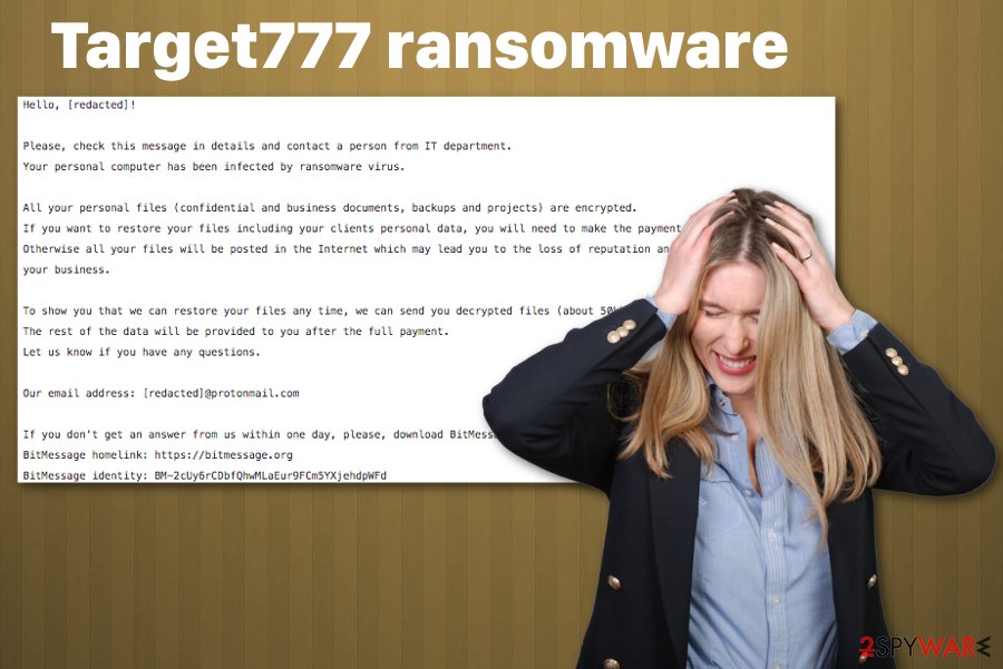 Target777 ransomware virus