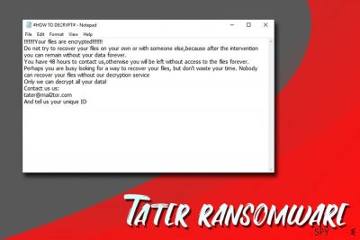 Tater ransomware