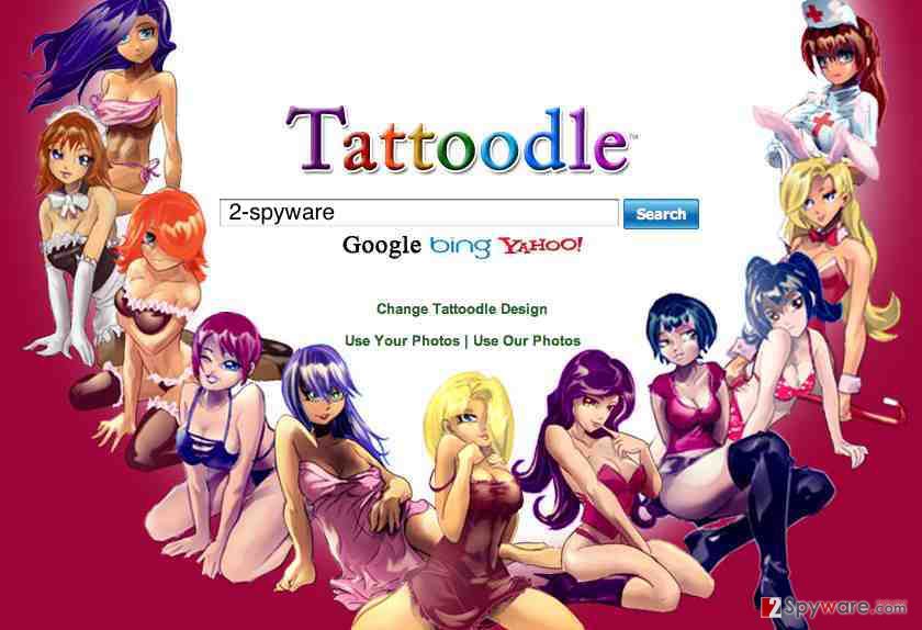 The first version of Tattoodle virus