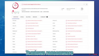 Temlown ransomware