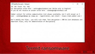 Termit ransomware