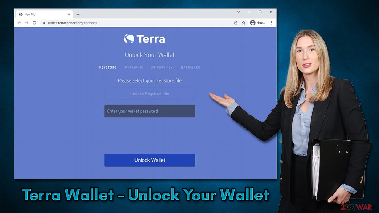 Terra Wallet – Unlock Your Wallet scam