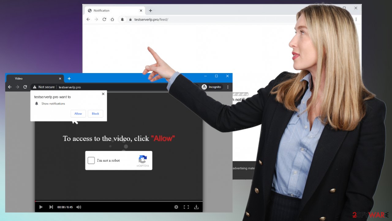 Testserverlp.pro adware
