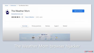 The Weather Mom browser hijacker