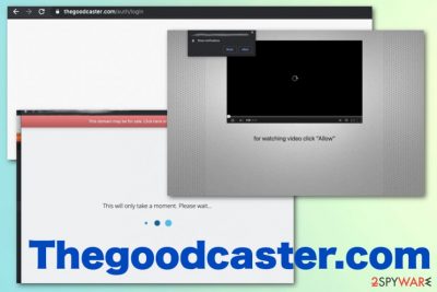 Thegoodcaster.com pop-up