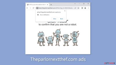 Theparlornextthef.com ads