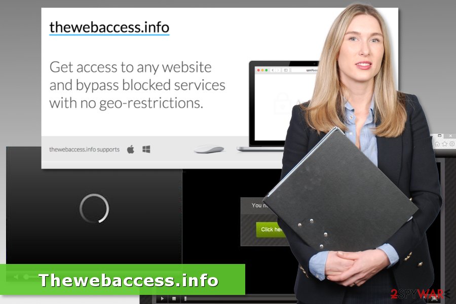 Image of Thewebaccess.info adware