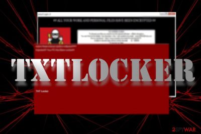 The image displaying THTLocker ransom note