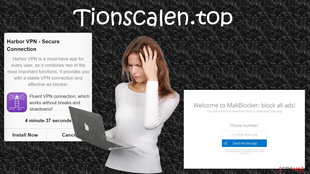 Tionscalen.top tech support scam