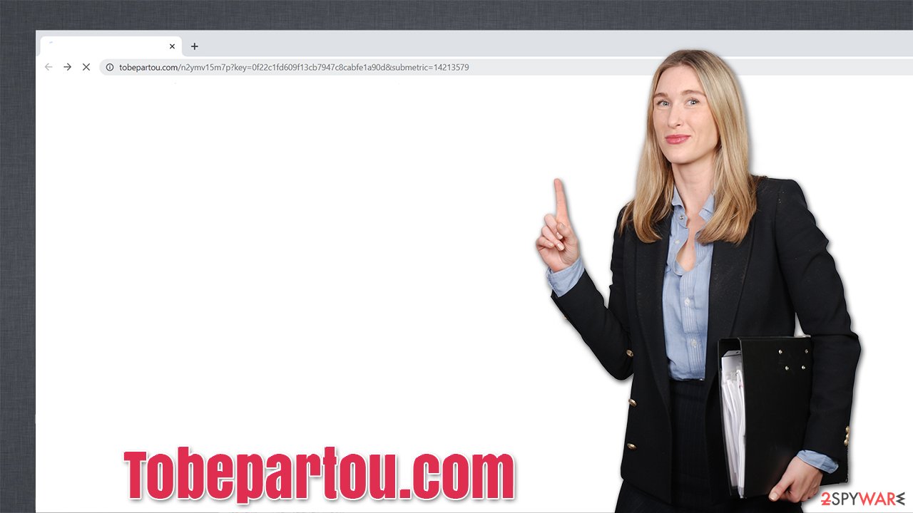 Tobepartou.com virus