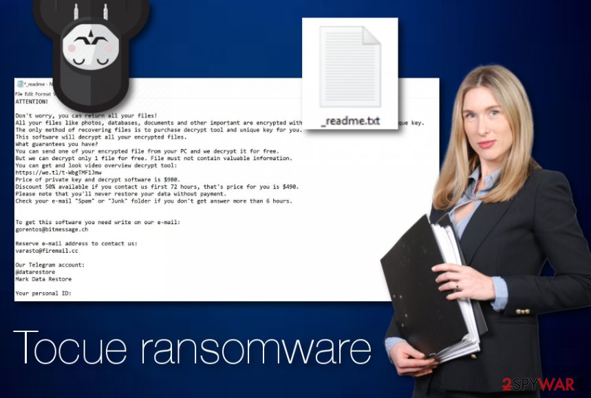 Tocue ransomware