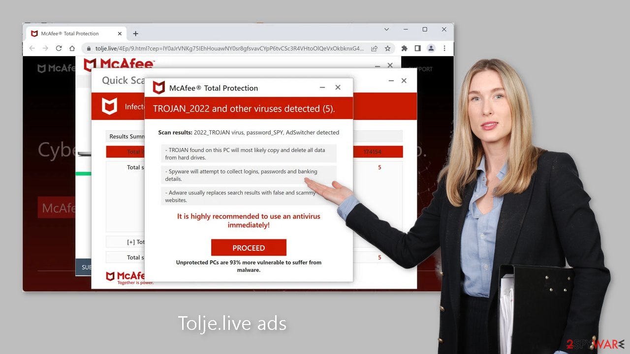 Tolje.live ads