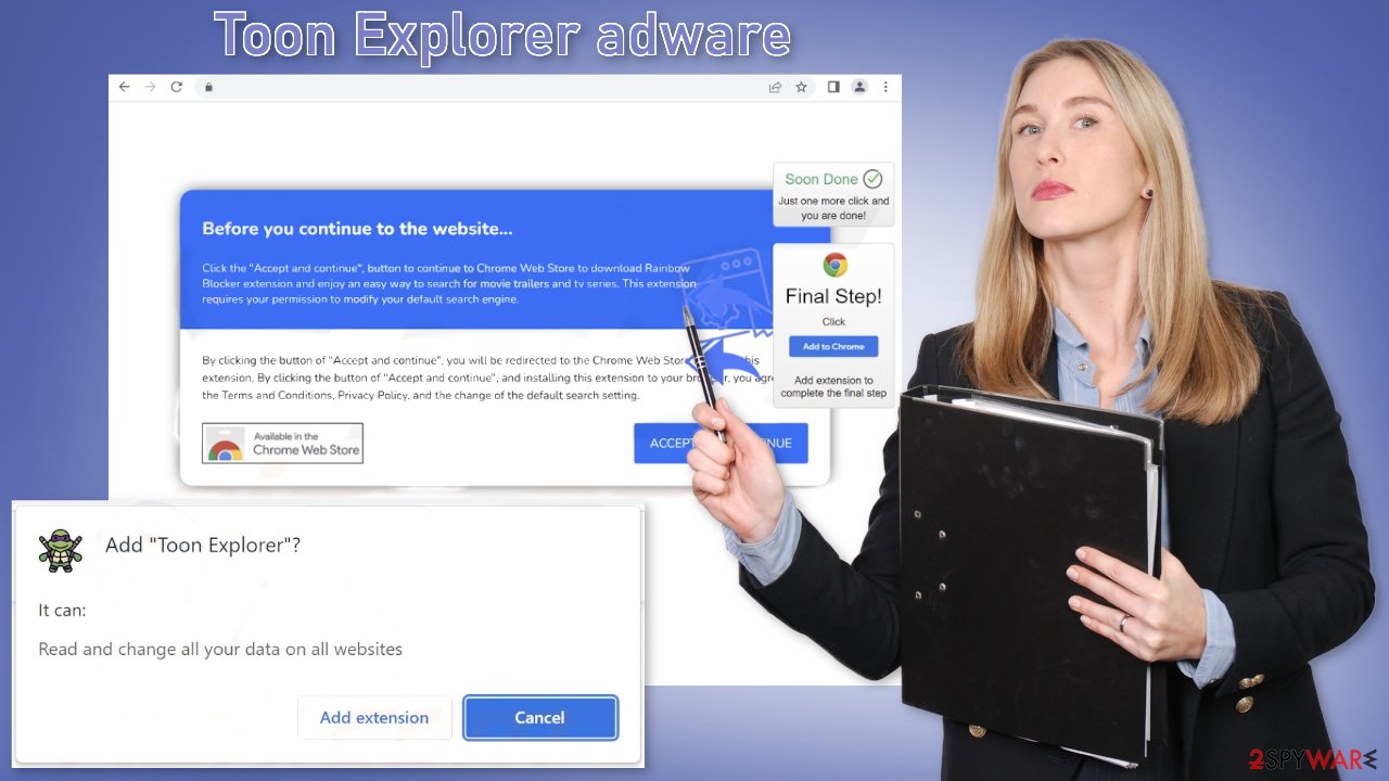 Toon Explorer adware