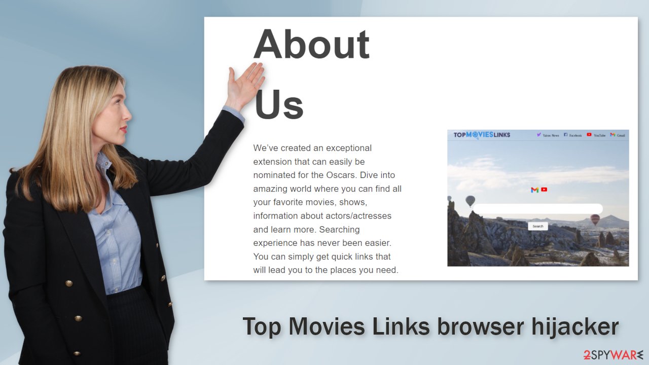 Top Movies Links browser hijacker