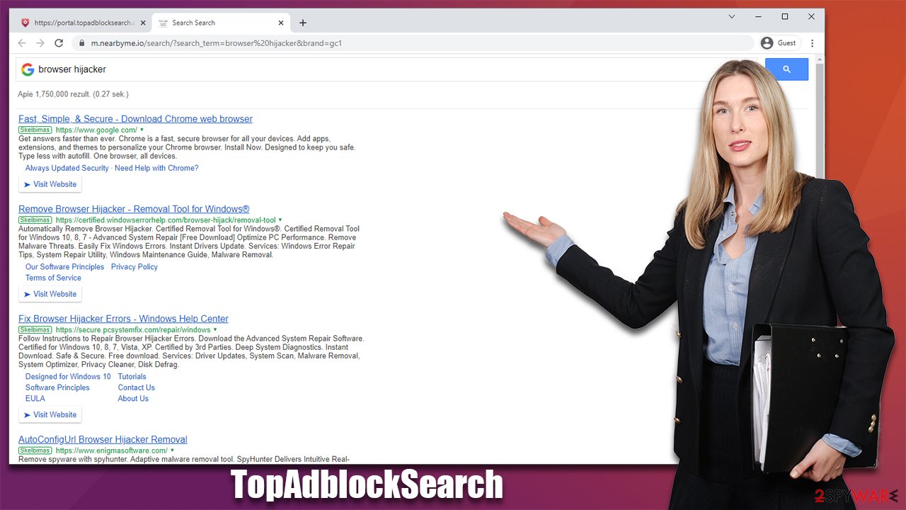 TopAdblockSearch virus