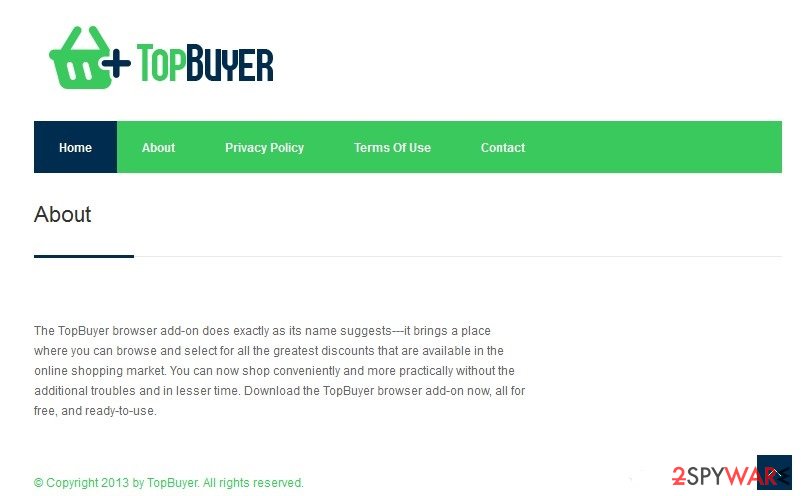 TopBuyer virus snapshot TopBuyer virus snapshot