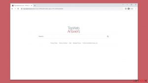 Topwebanswers.com browser hijacker