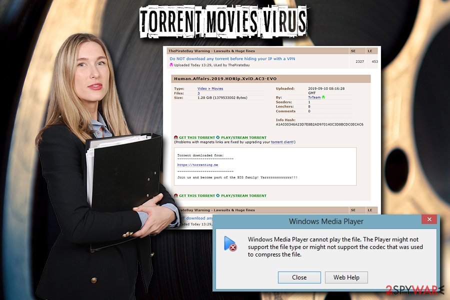 Torrent Movies virus Trojan