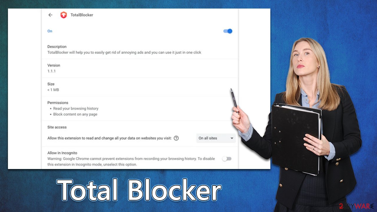 Total Blocker virus