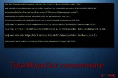 TotalWipeOut ransomware