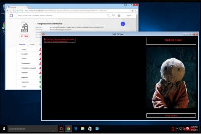 Trick or Treat ransomware