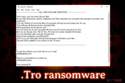 .Tro ransomware