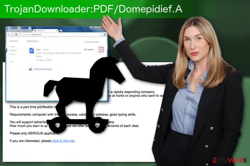 TrojanDownloader:PDF/Domepidief.A virus