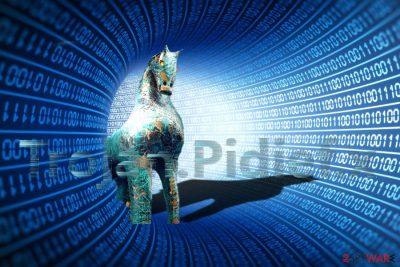 The picture illustrating Trojan.Pidief.x 