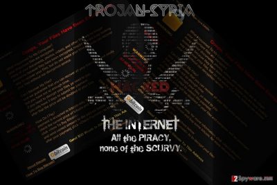 The image of Wana Decrypt0r Trojan-Syria Editi0n