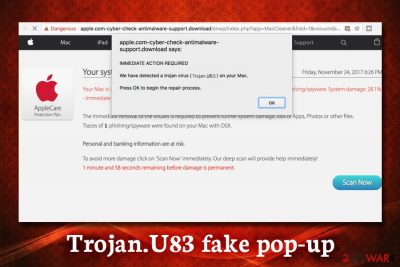 Trojan.U83 fake alert