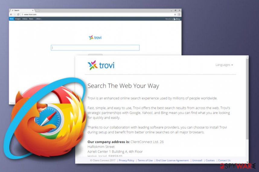 remove trovi from safari