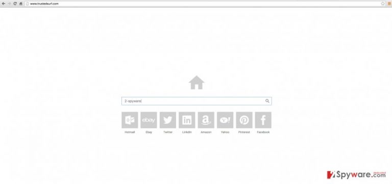 Trustedsurf.com virus website example