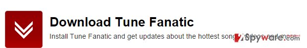 Tune Fanatic ads snapshot Tune Fanatic ads snapshot
