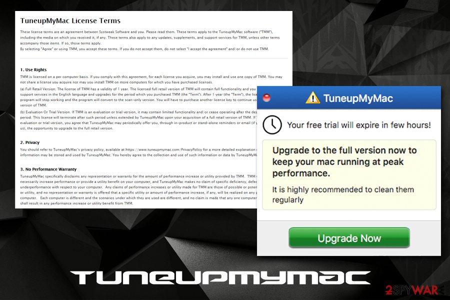 TuneupMyMac pop-ups