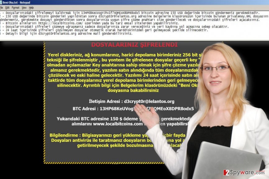 Turkish FileEncryptor ransomware Turkish FileEncryptor ransomware