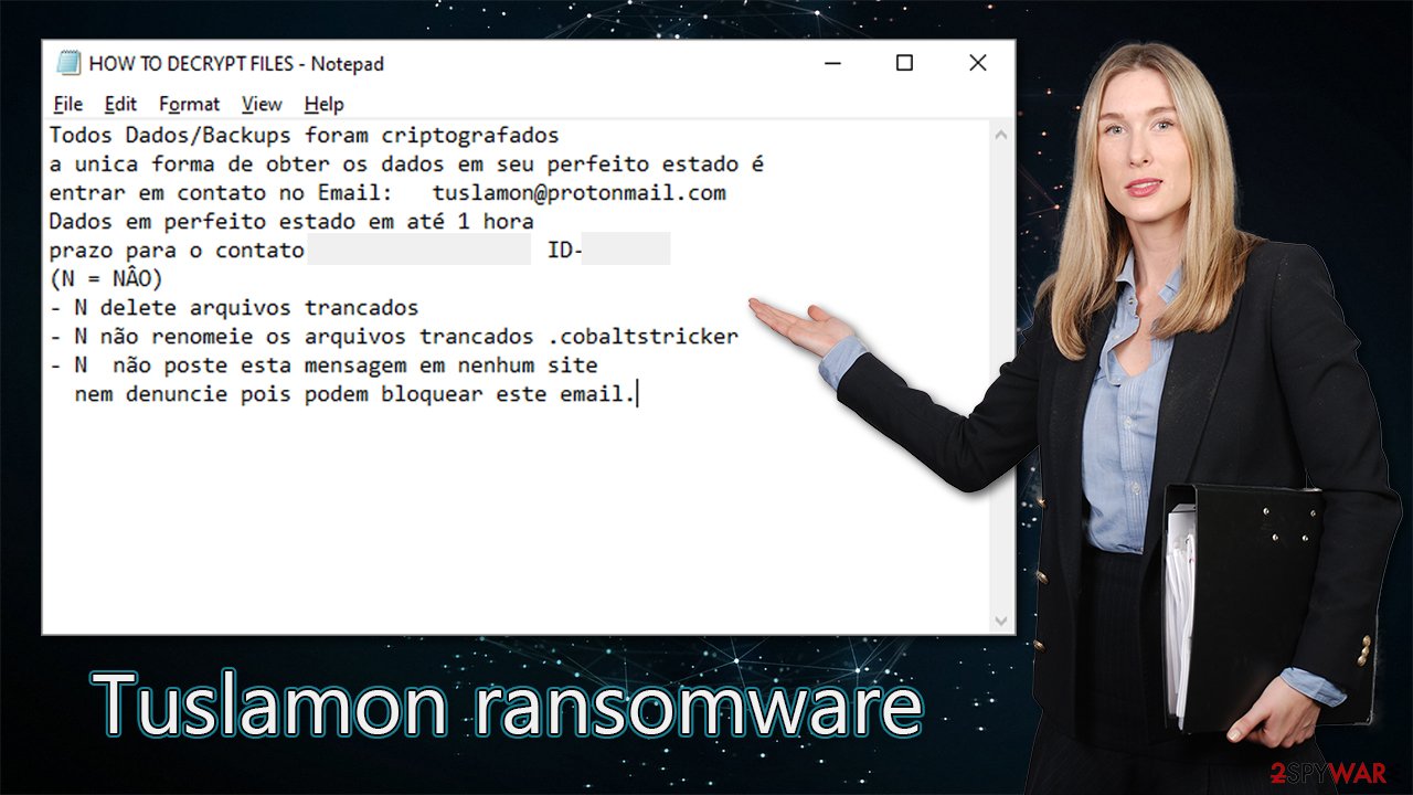 Tuslamon ransomware