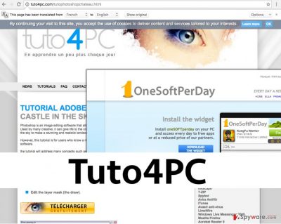 Screenshot of Tuto4PC site