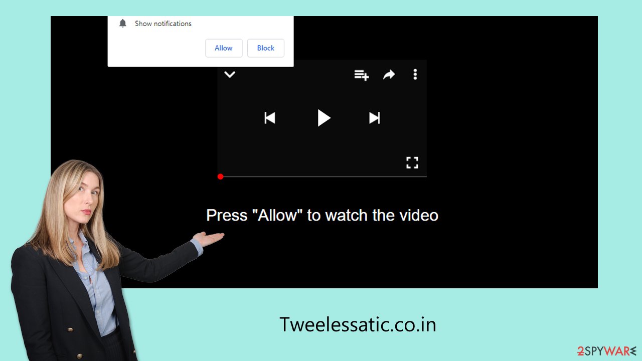 Tweelessatic.co.in scam