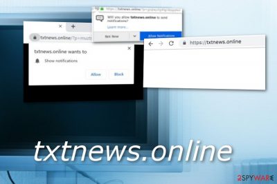 Txtnews.online adware