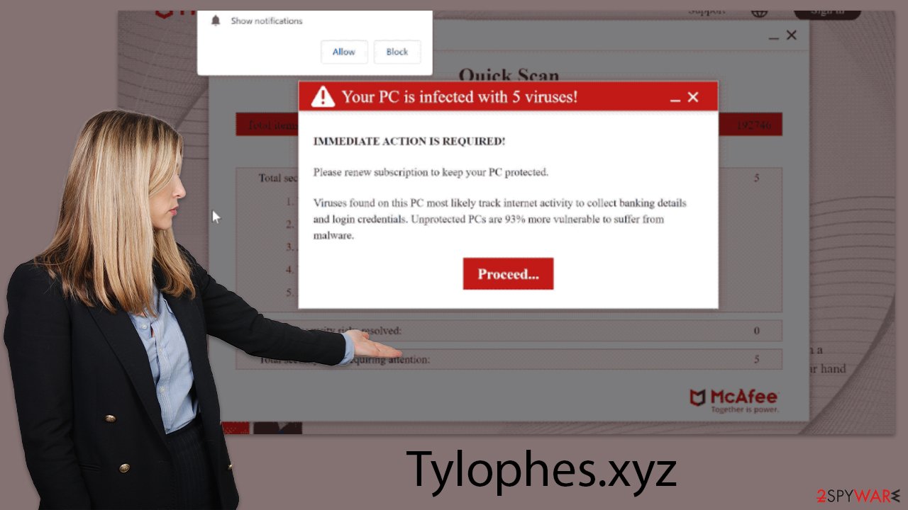 Tylophes.xyz scam